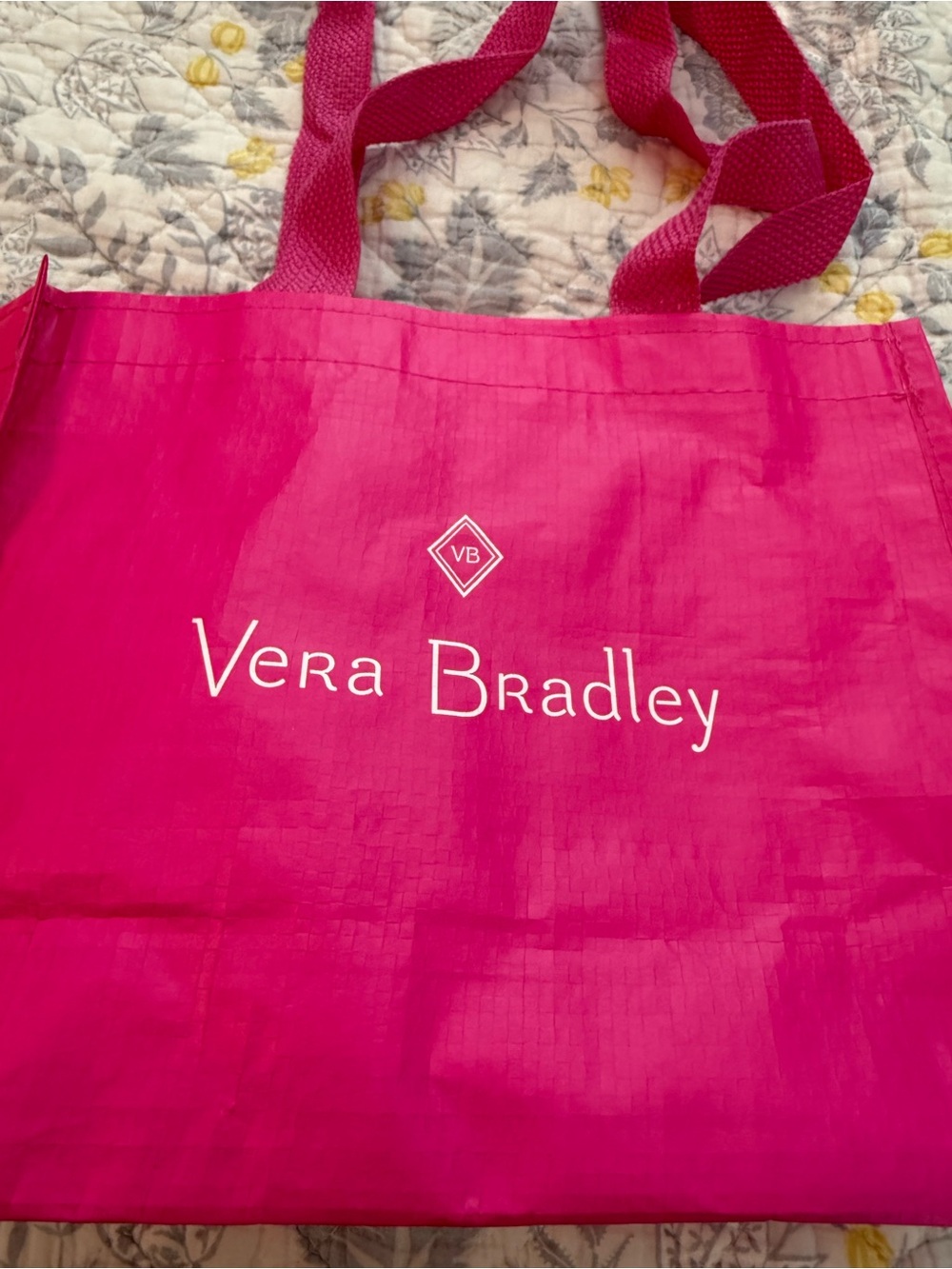 Vera Bradley Hot Pink Reusable Tote